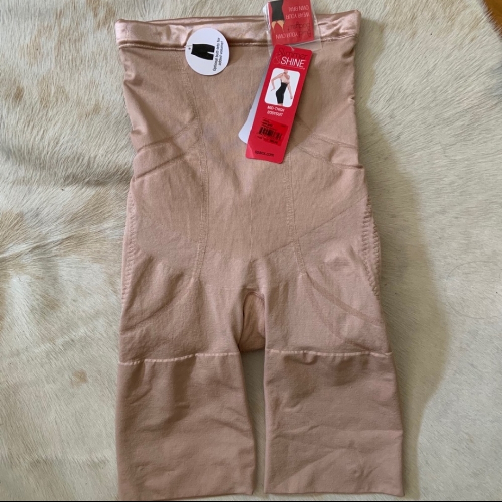 Slimmer & Shine Butt Boosting MidThigh Bodysuit